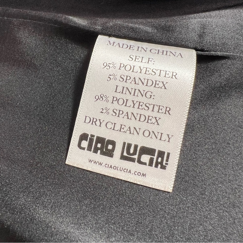 Ciao Lucia Luz Wrap Skirt Black Velvet Size XXS - Picture 7 of 11